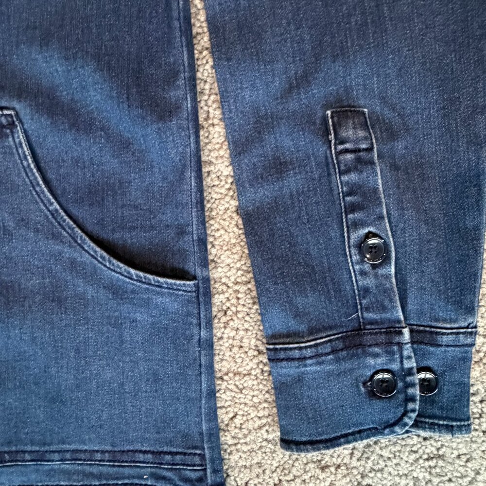 Folk Nelson Denim Chore Jacket in Indigo Blue Men's Size Large - New With Tags - Picture 5 of 16
